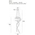 Pakabinami šviestuvai - Pakabinamas šviestuvas RITZ - 0,00 €