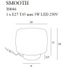 Staliniai šviestuvai - Stalinė lempa SMOOTH - 0,00 €