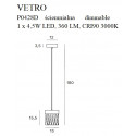 Pakabinami šviestuvai - Pakabinamas šviestuvas VETRO - 0,00 €