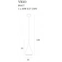 Pakabinami šviestuvai - Pakabinamas šviestuvas VIGO I aukso spalvos matinis - 124,88 €