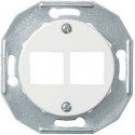 Renova baltas kompiuterinio lizdo dangtelis 2x RJ45 - 1 - 11,05 €