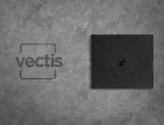 Juodas Vectis elektros jungiklis